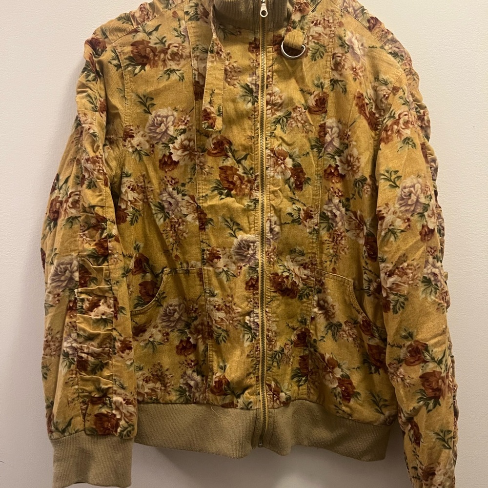 Floral Velvet Women's Jacket
